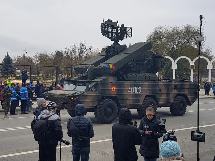 Antrenament pentru parada militară de la Alba Iulia
