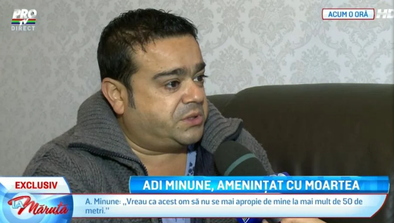 Adi Minune, ameninţat de Dănuţ VăncicăCaptură Pro TV