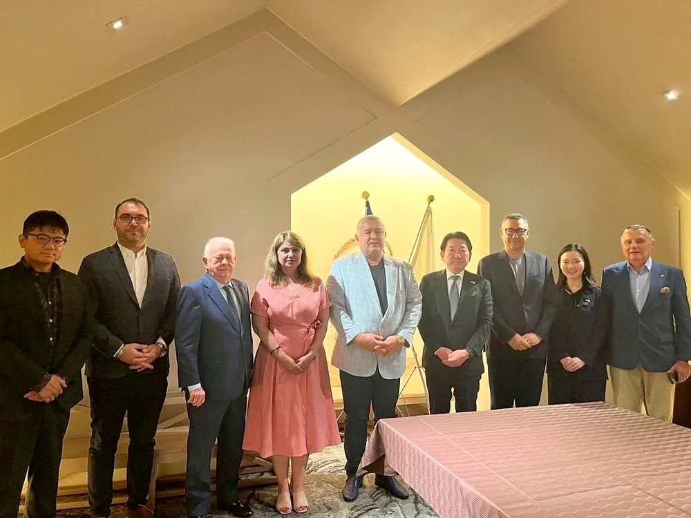 Hrebenciuc și Ponta, la Expo Osaka 2025. FOTO Facebook Tomoyasu Kato