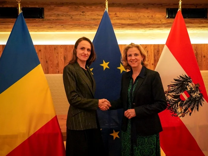 Oana Țoiu și Beate Meinl-Reisinger/FOTO: X