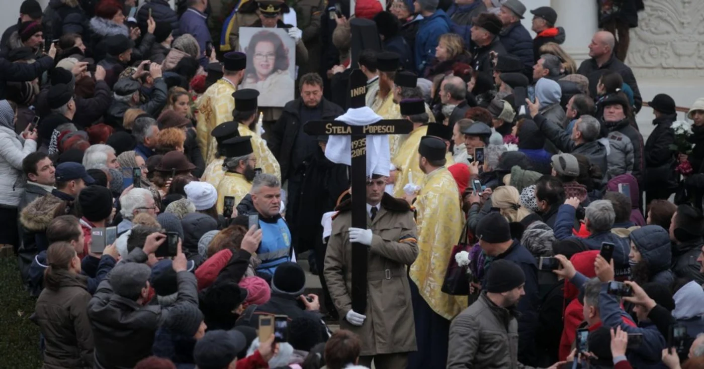 Înmormântare Stela Popescu FOTO Dorin Constanda