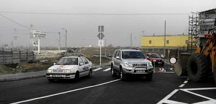 Noul drum va fluidiza traficul pe Calea Bucureşti. FOTOArhivă.