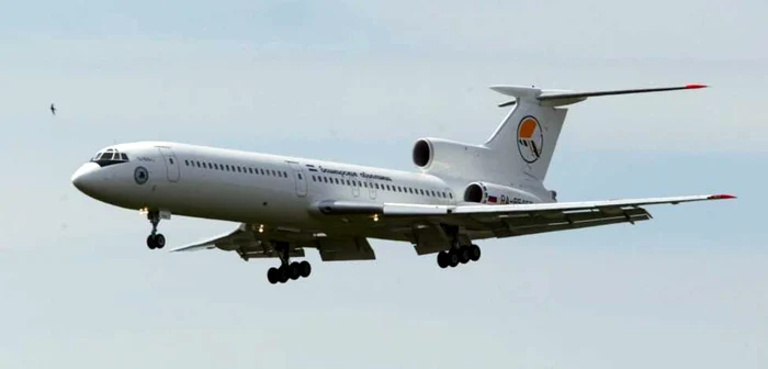 Avion Tupolev Tu-154, similar celui prăbuşit în Marea Neagră. FOTO EPA