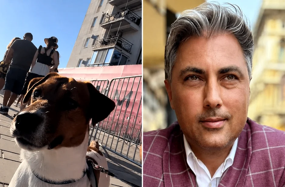 Alexandru Ciucu și Cairo, animalul său de companie. Foto: social media