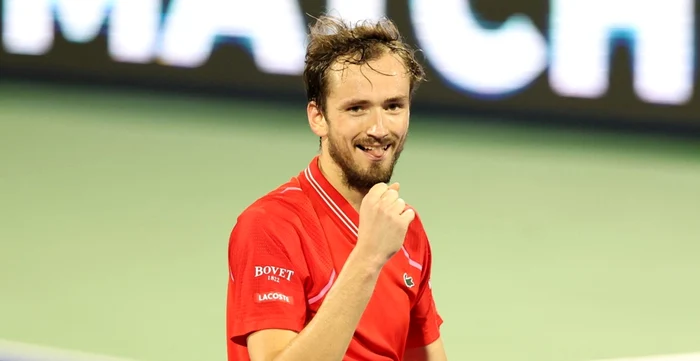 Daniil Medvedev, protest împotriva mingilor. Foto EPA EFE