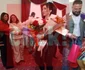 Carmen Șerban și Claudia Ghițulescu au venit să îi felicite personal pe fericiții proaspăt căsătoriți