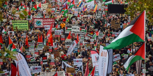 Manifestatie pro palestiniana la Londra FOTO Profimedia jpg
