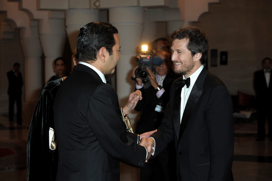 Prințul Moulay Rachid al Marocului cu Patrick Dempsay. FOTO: Getty Images