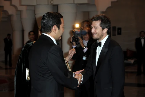 Prințul Moulay Rachid al Marocului cu Patrick Dempsay. FOTO: Getty Images
