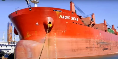 nava cu marinar roman scufundata houthi captura video jpg