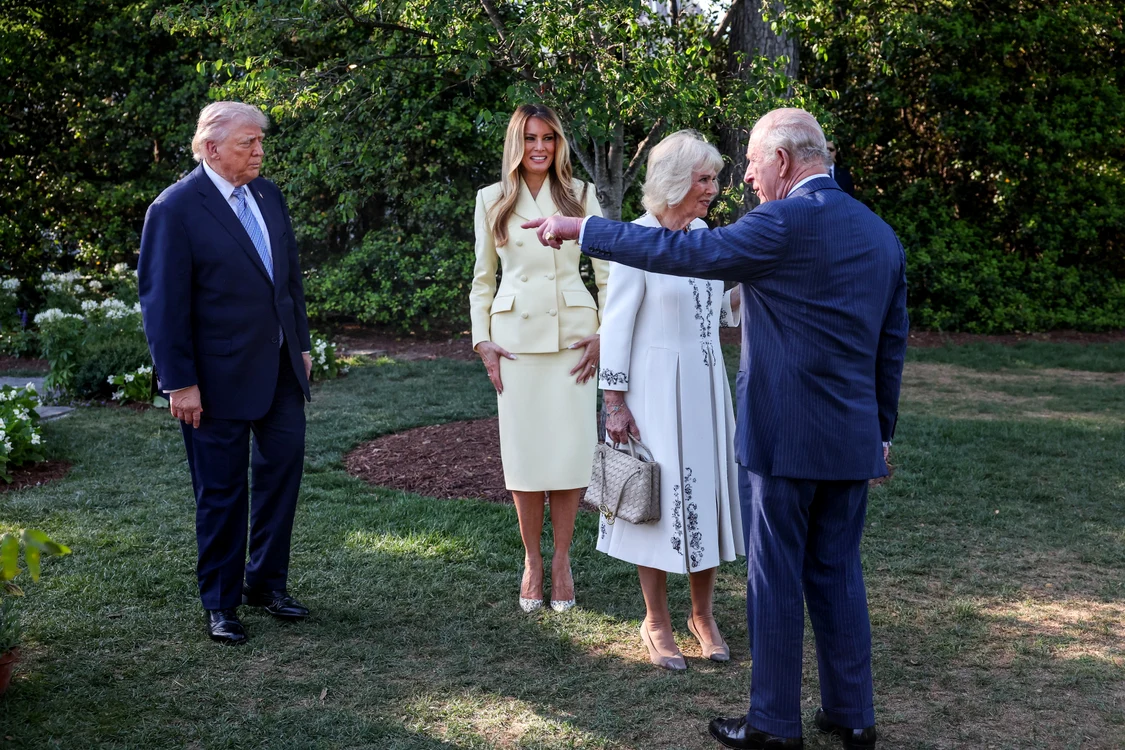 Cuplul regal britanic vizitează Grădina Casei Albe/FOTO:Profimedia