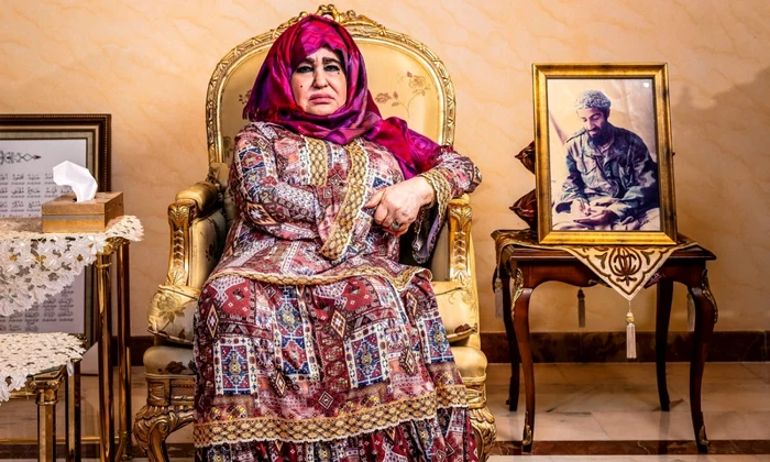 Alia Ghanem în locuinţa ei din Jedahh FOTO David Levene/ The Guardian