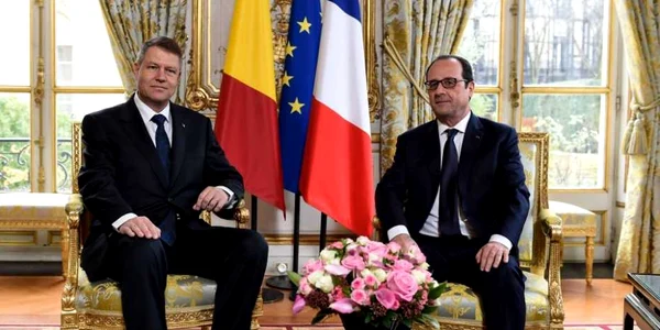 Klaus Iohannis Francois Hollande  vizita Franta Paris FOTO presidency.ro