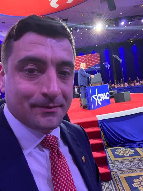 george simion ecuson intrare frauduloasa america intalnire Donald Trump FOTO Mugur Mihaescu jpg