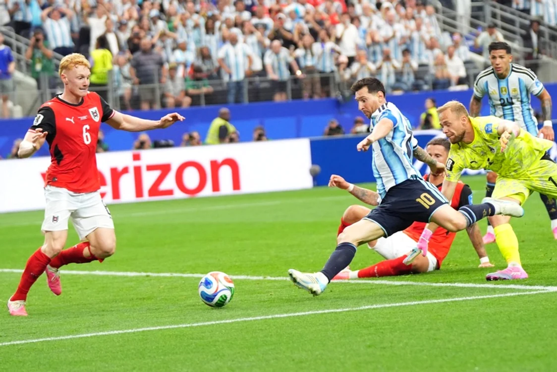 Lionel Messi a reușit două goluri în meciul cu Austria (Foto: EPAImages)
