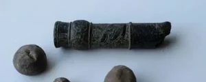 Un fragment al armei de foc descoperite la Kletzke (© Landkreis Prignitz)