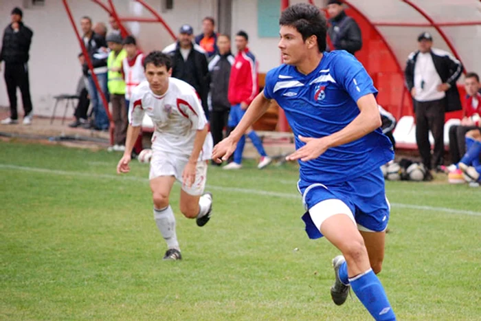 Valentin Alexandru a marcat de două ori pentru Dunărea