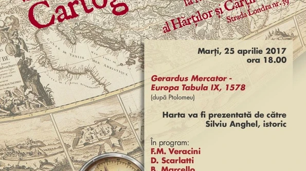 Dacia după Ptolemeu – harta unui nou concert la Muzeul Național al Hărților și Cărții Vechi jpeg