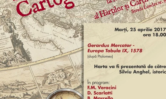 Dacia după Ptolemeu –  harta unui nou concert la Muzeul Național al Hărților și Cărții Vechi jpeg
