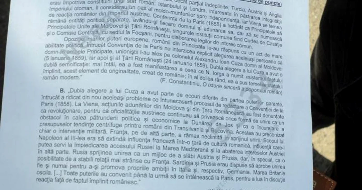 subiecte bac 2016 istorie