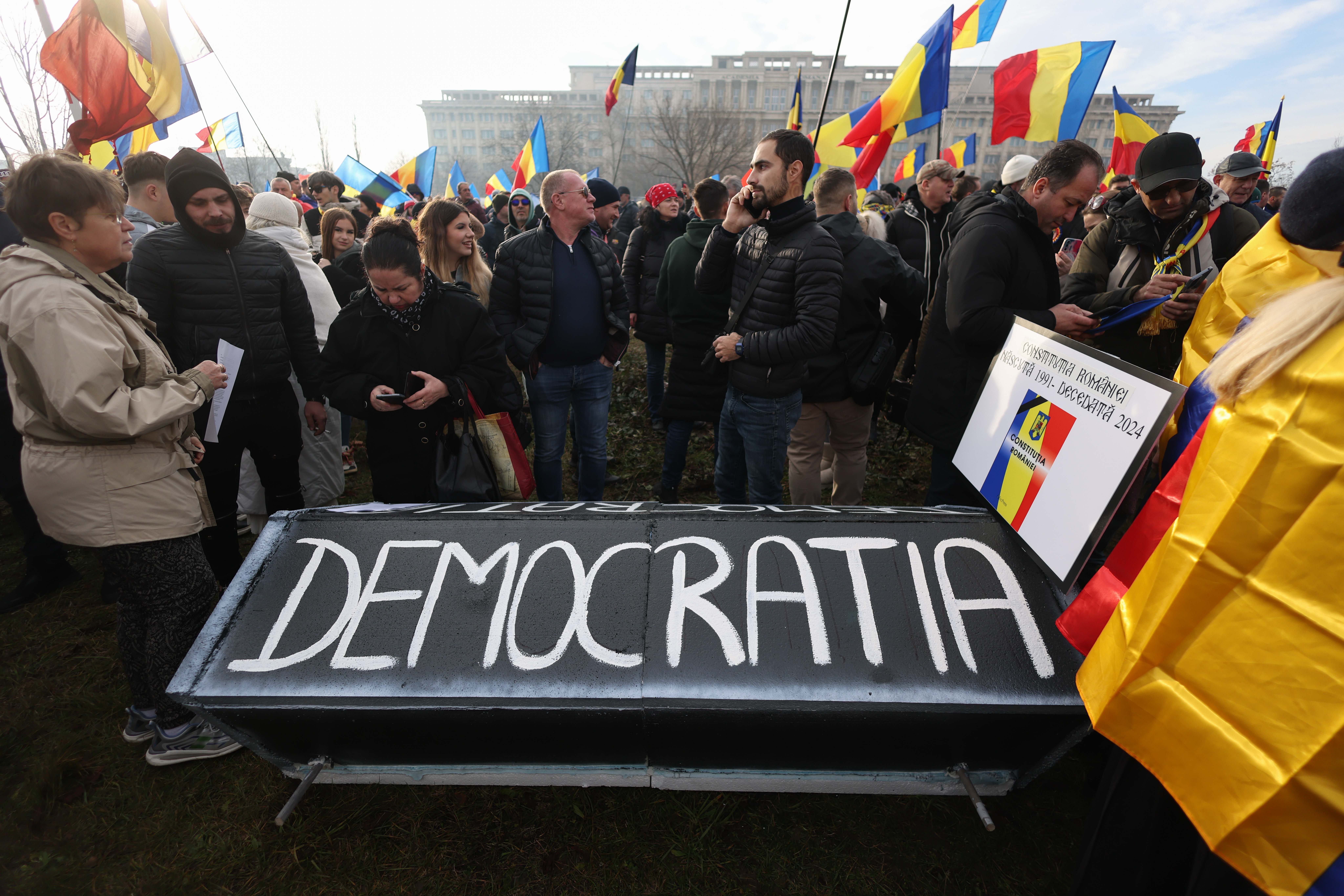 Doi manifestanți riscă dosar penal FOTO Inquam Photos / George Călin 