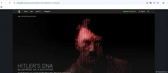 Documentarul despre materialul genetic al lui Hitler a fost publicat de Channel 4