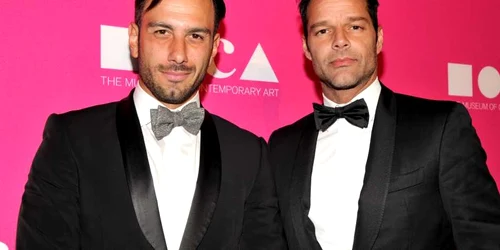 ricky martin si logodnicul sau foto getty images