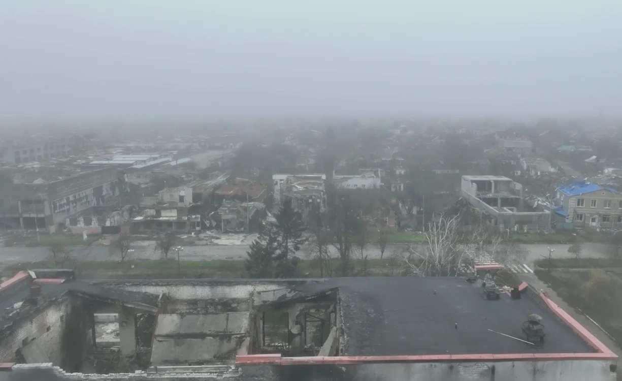 Orașul Pokrovsk FOTO EPA-EFE
