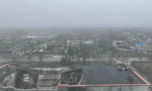 Orașul Pokrovsk   în ruine FOTO EPA EFE jpg