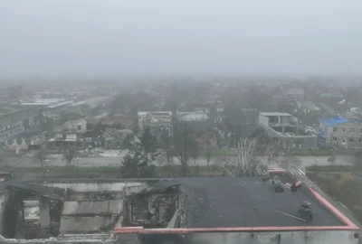 Orașul Pokrovsk   în ruine FOTO EPA EFE jpg