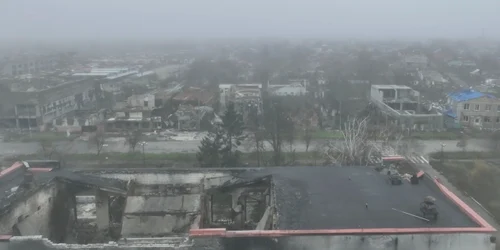 Orașul Pokrovsk   în ruine FOTO EPA EFE jpg