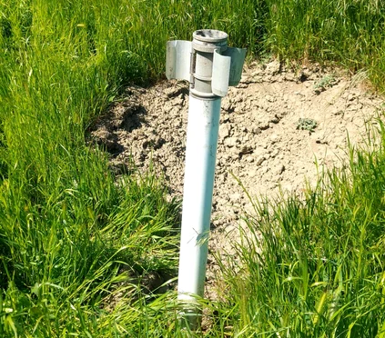Proiectilul a fot detonat controlat. FOTO amator