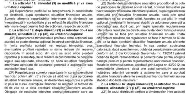 dividende trimestriale