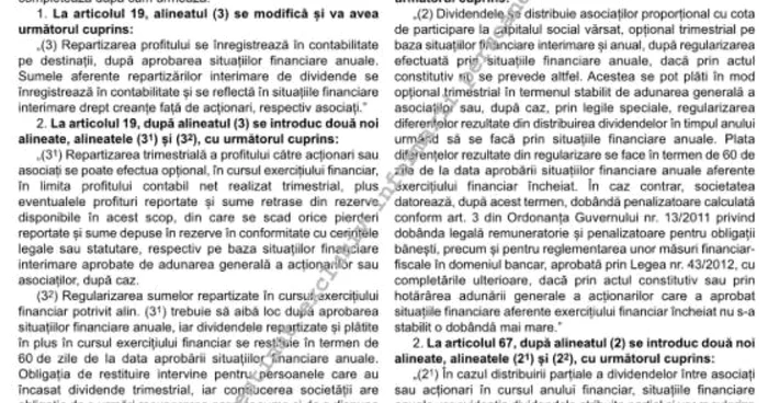 dividende trimestriale