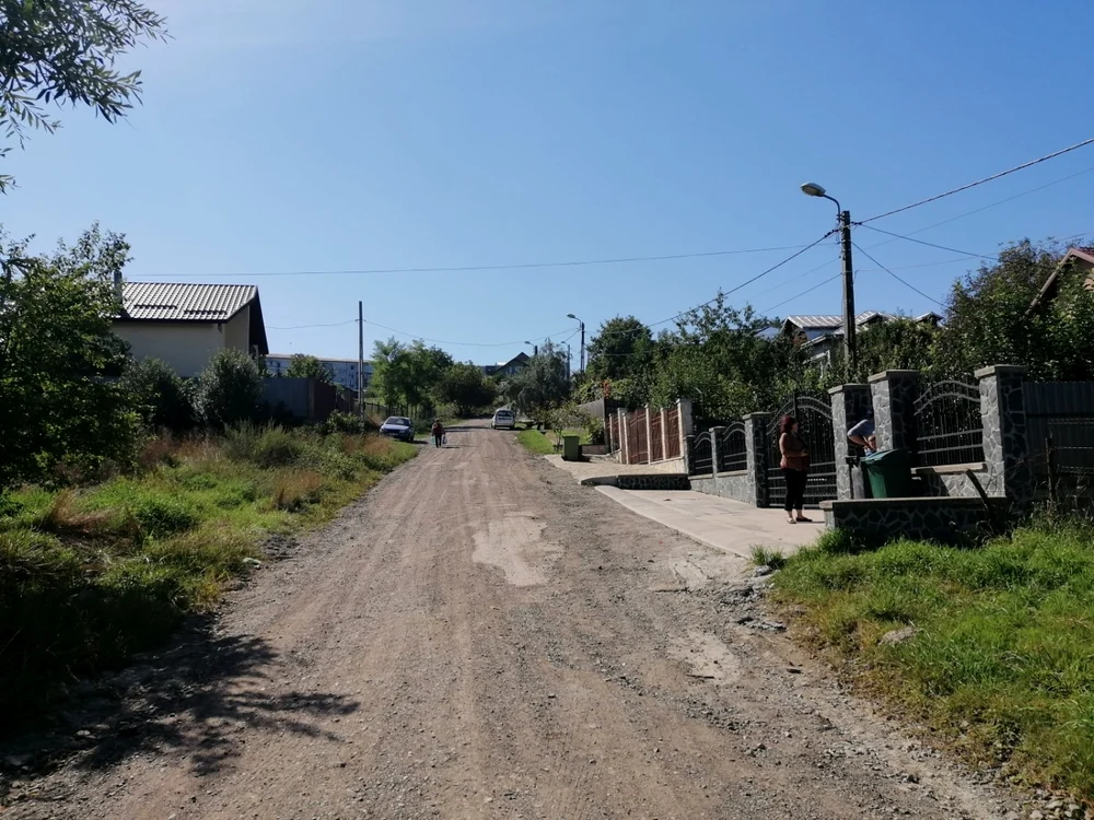 Strada Izvoarelor din municipiul Botoşani FOTO Cosmin Zamfirache