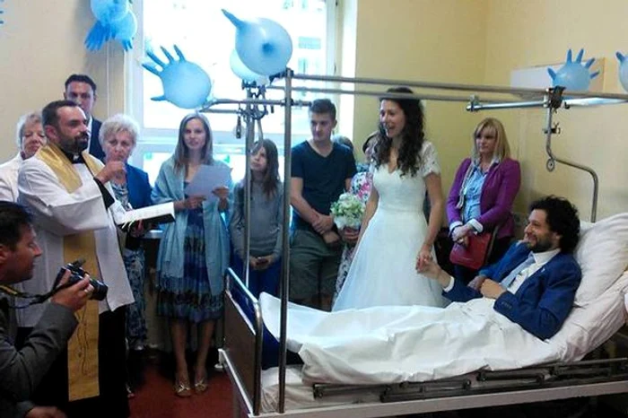 Nunta lui Tim Omer cu Kinga s-a desfășurat la spital