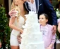 Andreea Bălan și Victor Cornea au avut un tort alb, cu 4 etaje, la petrecerea pentru cununia civilă