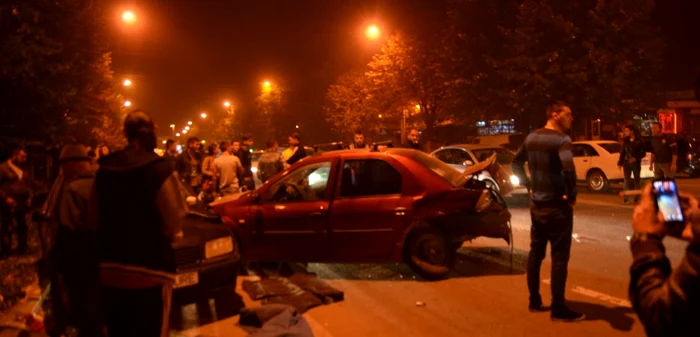 Accident pe bulebardul Lăpuşneanu FOTO Adevărul de Constanţa