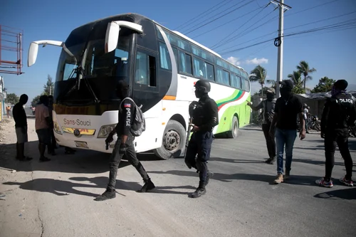 Protest al polițiștilor în Haiti FOTO Profimedia