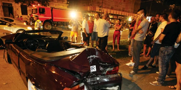 Accidentul a avut loc în Piaţa Mărăşti din Timişoara