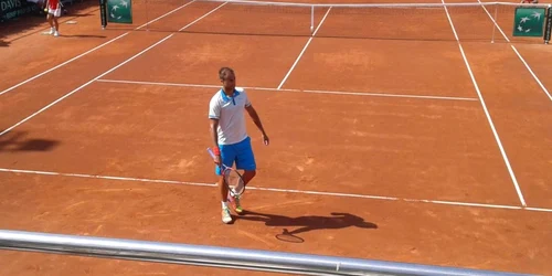 Marius Copil la Cupa Davis România-Slovacia pe Arena Idu Mamaia Foto Sînziana Ionescu