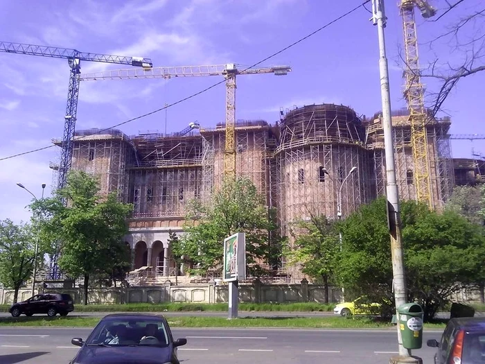 
    Acesta este stadiul lucrărilor de la Catedrala Mântuirii NeamuluiFoto: Facebook  