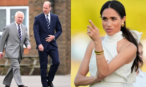 Meghan Markle, Regele Charles și Prințul William  foto   Profimedia jpg