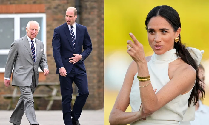 Meghan Markle, Regele Charles și Prințul William  foto   Profimedia jpg