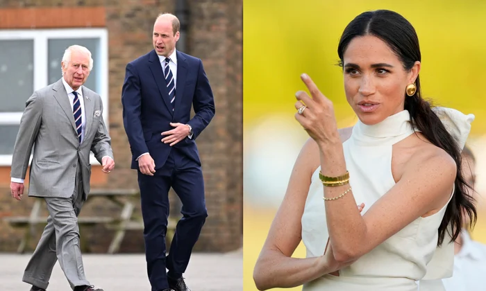 Meghan Markle, Regele Charles și Prințul William  foto   Profimedia jpg