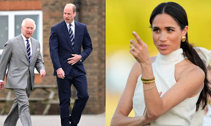 Meghan Markle, Regele Charles și Prințul William  foto   Profimedia jpg