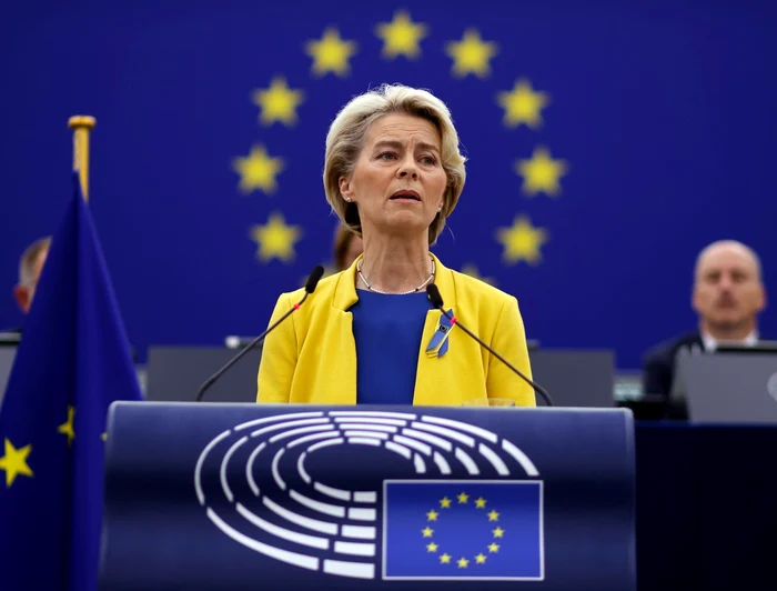 Ursula von der Leyen a prezentat măsurile ce vor fi cuprinse în pachetul pe energie. Foto Profimedia