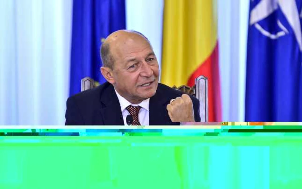 Preşedintele Traian Băsescu face declaraţii de presă înainte de vizita la Bruxelles  FOTO: Mediafax