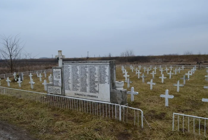 Cimitirul copiilor decedaţi la centrul de la Cighid (comuna Ghiorac, jud. Bihor) FOTO Florin Soare