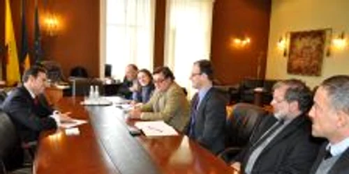 Delegaţia din Franţa alături de edilul şef al Aradului 